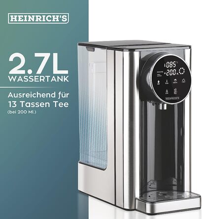 Дозатор горячей воды 2.7 л 2600 Вт HWS 8731 Heinrich´s