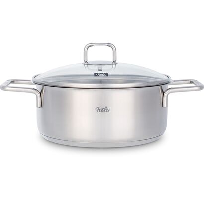 Кастрюля низкая с крышкой 20 см Hamburg Fissler