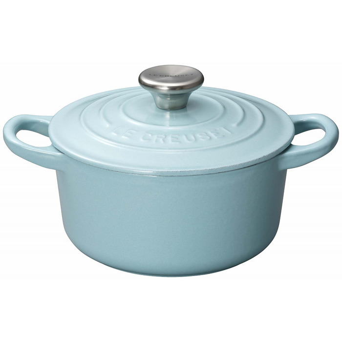 Мини-кастрюля / жаровня 14 см, атласный синий Le Creuset