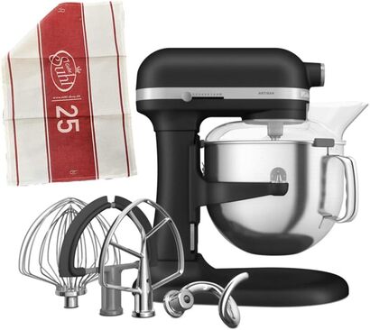 Кухонный комбайн 6.6 л, 10 скоростей, черный Artisan KitchenAid