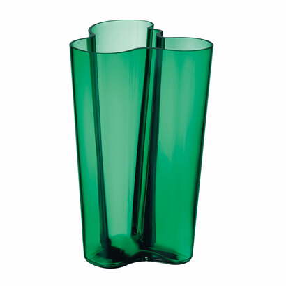 Ваза 25,1х19х20 см изумрудная Aalto Iittala