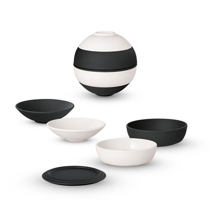 Набор из 5 тарелок 14 см Black & White La Boule Villeroy & Boch