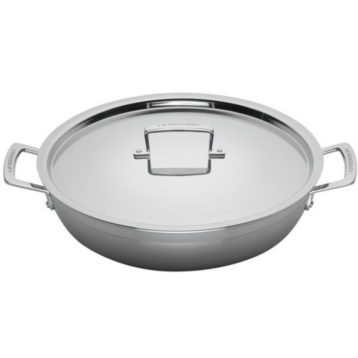 Кастрюля низкая с крышкой 3 PLY, 24 см Le Creuset