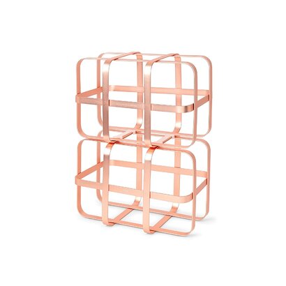 Винная полка 27,9x15,2x17,8 см медная Pulse Wine Rack Umbra