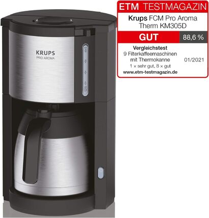 Кофеварка 1.25 л 800 Вт ProAroma KM305D10 Krups