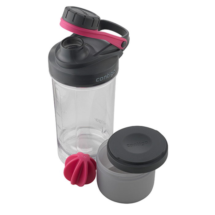 Шейкер розовый 0,65 л Shake & Go Fit Contigo