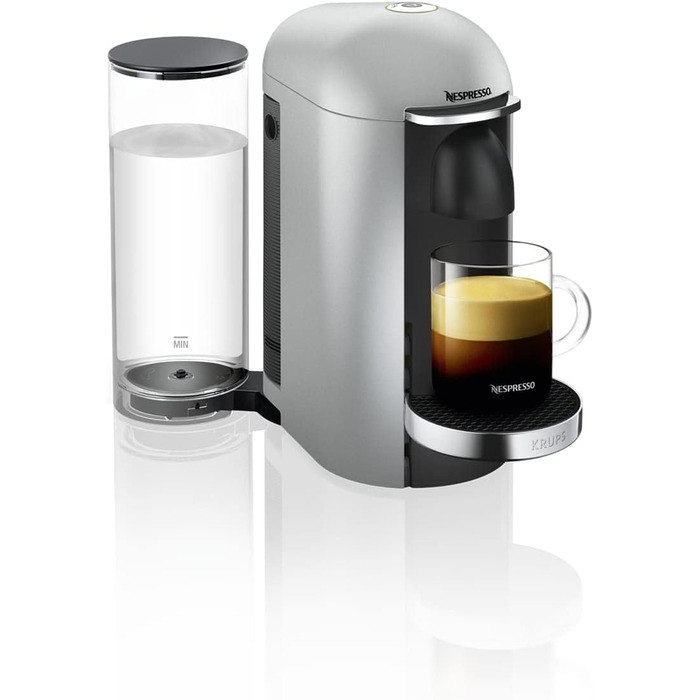 Капсульная кофемашина 1.7 л 1260 Вт, серая Nespresso Vertuo Plus XN900E Krups