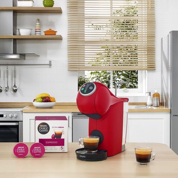 Капсульная кофемашина 0.8 л 1500 Вт, красная NESCAFÉ Dolce Gusto Genio S Plus KP3405 Krups