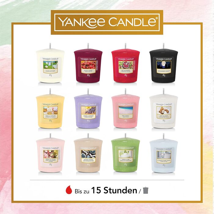 Набор ароматических свечей с чёрной вишней, 12 предметов Yankee Candle