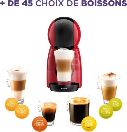 Капсульная кофемашина 0.8 л 1500 Вт, красная Nescafé Dolce Gusto Piccolo XS KP1A3510 Krups