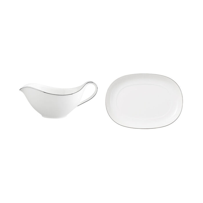 Соусник 0,44 л с блюдцем Anmut Platinum No.1 Villeroy & Boch