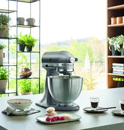 Кухонный комбайн 4.3 л, 1850 Вт, 10 скоростей, серебристый 5K45SSESL KitchenAid