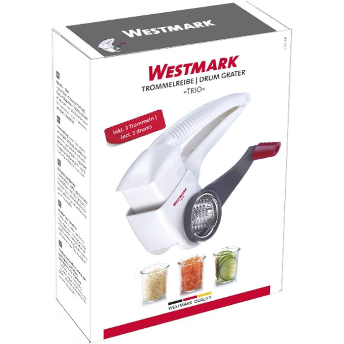 Терка барабанная с 3 насадками Westmark