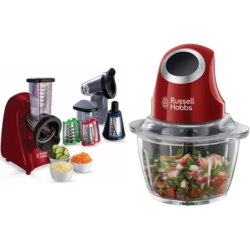 Миксер с 3 насадками, 200 Вт, контейнер 500 мл Russell Hobbs Desire Slice & Go 