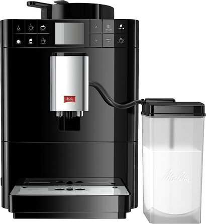 Кофемашина на 2 чашки с вспенивателем молока <b>Melitta</b> F57/0-102 Varianza CSP, черная