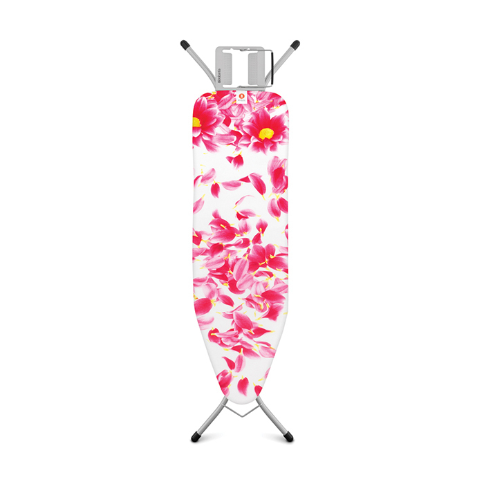 Доска с подставкой для парового утюга 124 x 38 см (B) Pink Santini Brabantia