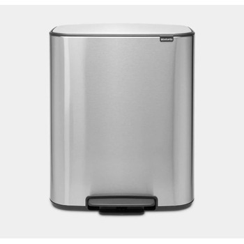 Мусорный бак 60 л матовый стальной Bo Pedal Bin Brabantia