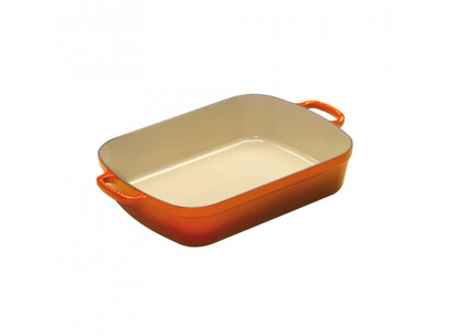 Жаровня 37 х 29 см оранжевая Le Creuset