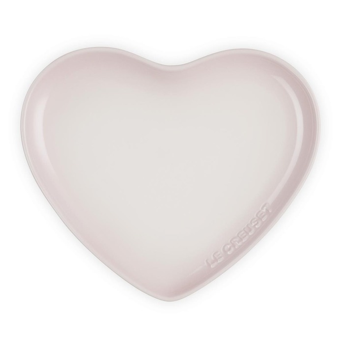 Тарелка 23 см Shell Pink Heart Le Creuset