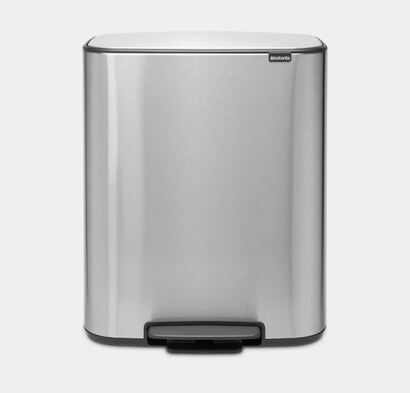 Мусорный бак 60 л матовый стальной Bo Pedal Bin Brabantia