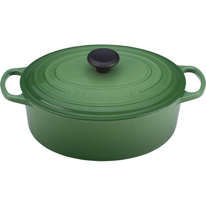 Гусятница / жаровня 27 см, зеленая Le Creuset