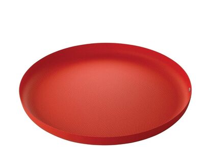 Поднос 35 см красный Tray Alessi