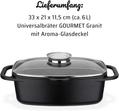 Жаровня 6 л GSW Gourmet Granite