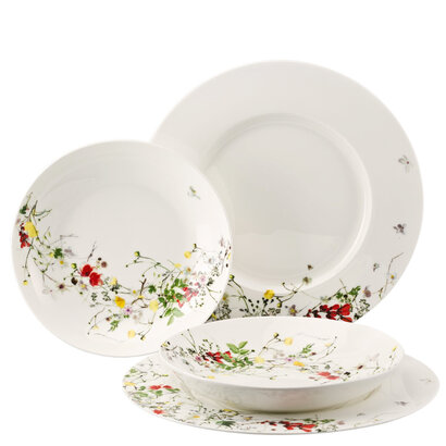 Набор тарелок 4 предмета Fleurs Sauvages Brillance Rosenthal