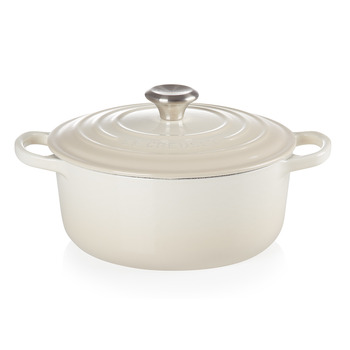 Кастрюля круглая 3,3 л меренга Meringue Le Creuset