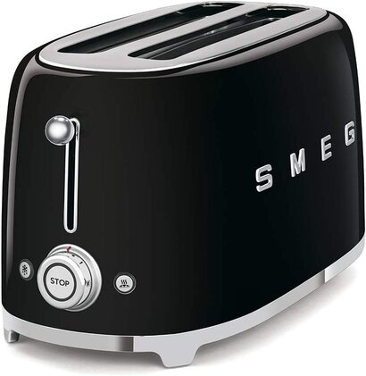 Тостер Smeg TSF02BLEU 4 ломтика, чернй