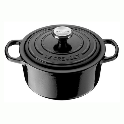 Кастрюля / жаровня с крышкой 22 см, черный Le Creuset