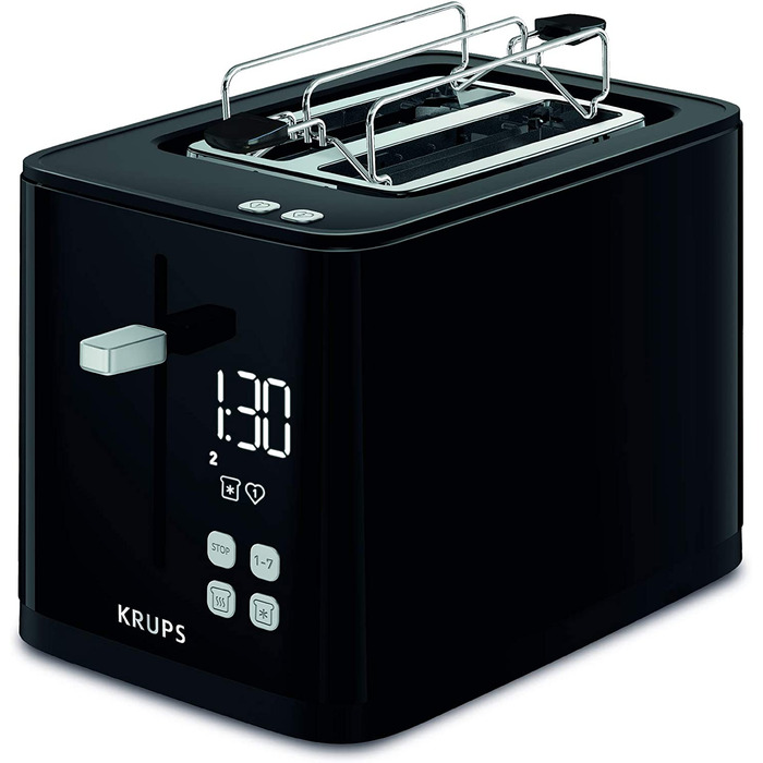 Тостер на 2 ломтика, 7 уровней Smart'n Light KH6418 Krups, электрочайник BW2441 Pro Aroma Krups