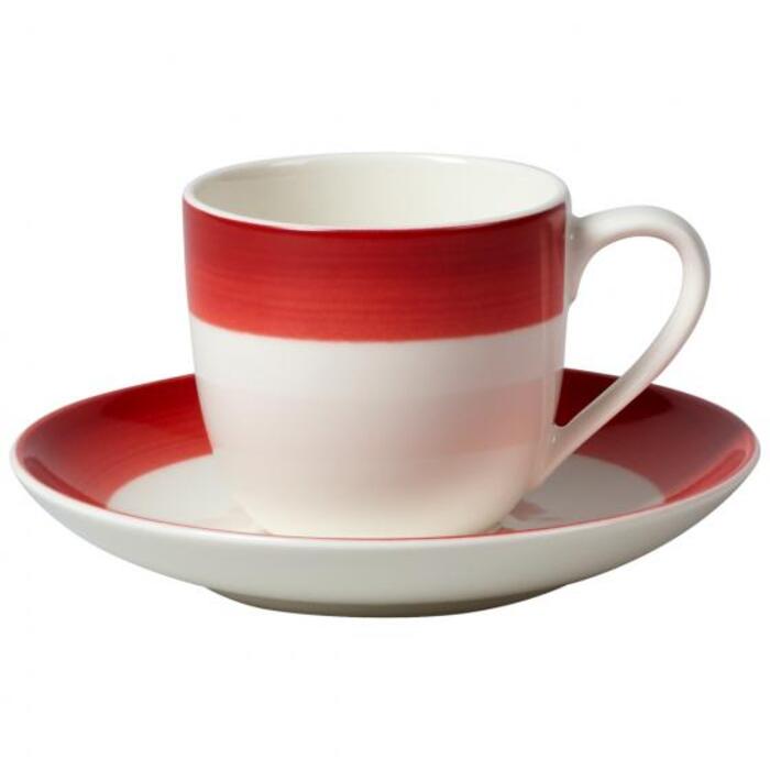 Кофейная пара для эспрессо/мокко 100 мл Colourful Life Deep Red Villeroy & Boch