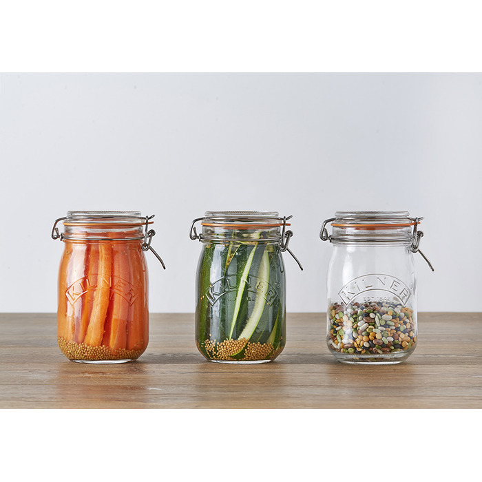 Банка 1 л прозрачная Clip Top Kilner