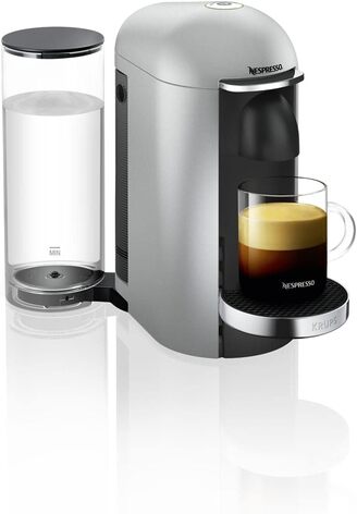 Капсульная кофемашина 1.7 л 1260 Вт, серая Nespresso Vertuo Plus XN900E Krups