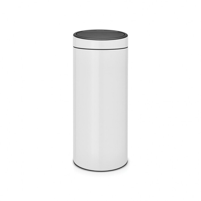 Мусорный бак 30 л белый Touch Bin Brabantia