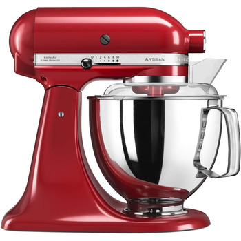 Кухонный комбайн 4.8 л, 300 Вт, 10 скоростей, красный Artisan Empire 5KSM175 KitchenAid