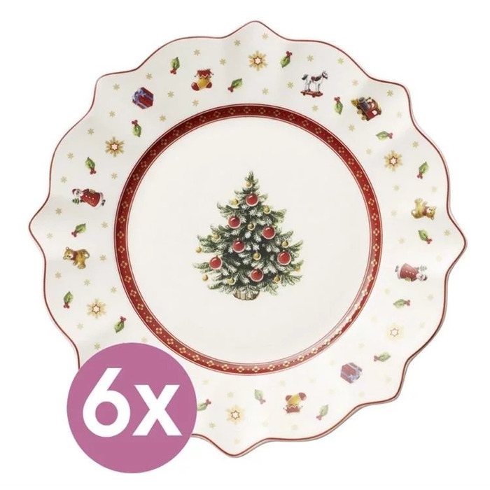 Набор из 6 тарелок для завтрака 24 см Toy's Delight Villeroy & Boch