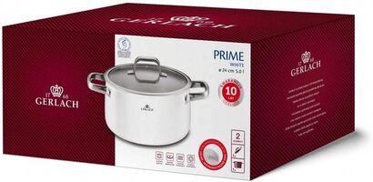 Кастрюля 5 л 24 см Prime Gerlach