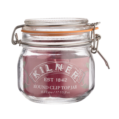 Банка 500 мл прозрачная Clip Top Kilner