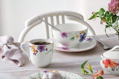 Набор из 6 чашек для кофе Villeroy & Boch Mariefleur Basic 260 мл