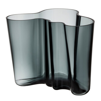 Ваза 16х19х20 см темно-серая Aalto Iittala