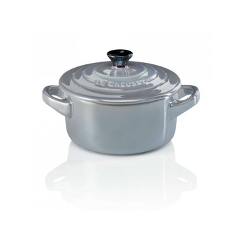 Мини-кастрюля / жаровня 10 см Metallic Perlgrau Le Creuset