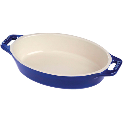 Форма для запекания овальная 37 см Dark Blue Staub