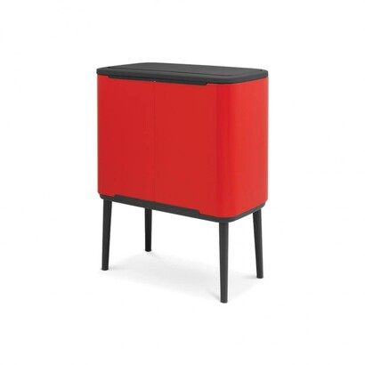 Мусорный бак 11+23 л красный Bo Touch Bin Brabantia