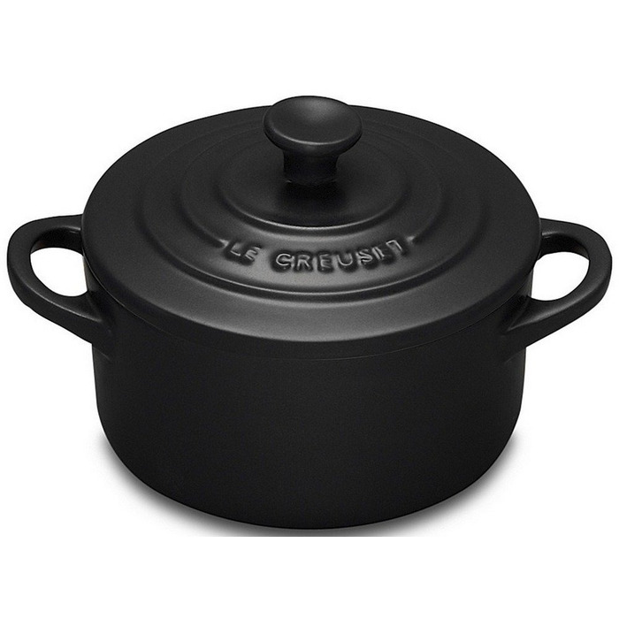 Кастрюля / жаровня 0,25 л, черный матовый Le Creuset