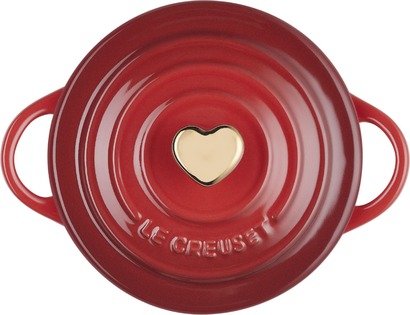 Кокотница 10 см/0,25 л Cerise Heart Le Creuset