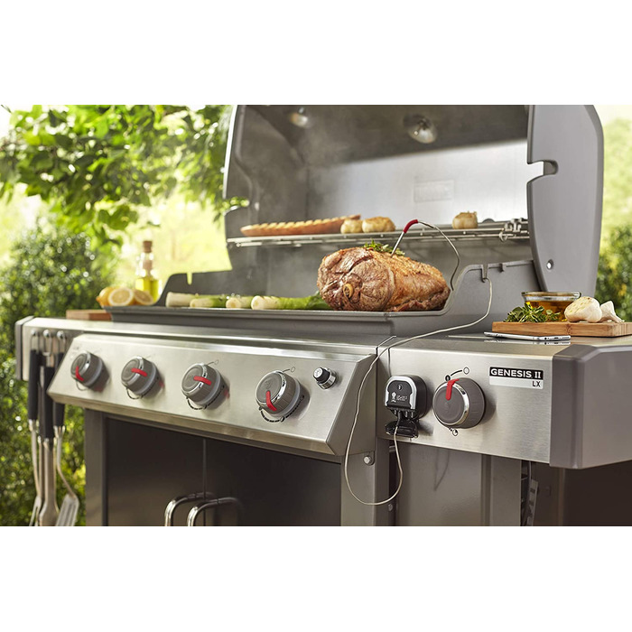 Термометр для мяса Weber 7205 iGrill 3 черного цвета, 5,6 x 6,6 x 6,4 см