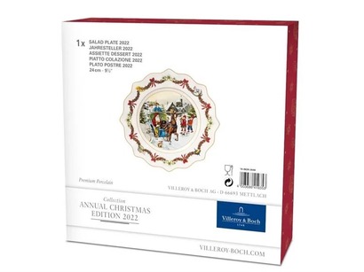 Тарелка 23,5 см Annual Christmas Edition 2022 Villeroy & Boch