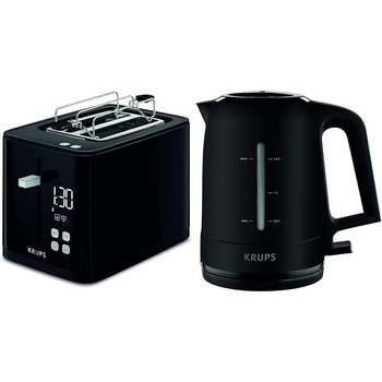 Тостер на 2 ломтика, 7 уровней Smart'n Light KH6418 Krups, электрочайник BW2441 Pro Aroma Krups